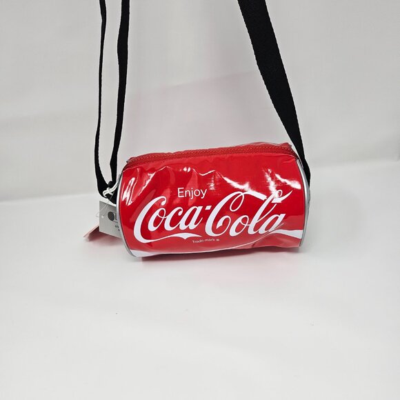 Lesportsac NWT Coke Coca-Cola Eva Crossbody Duffle Dynamic Drink - Picture 4 of 10